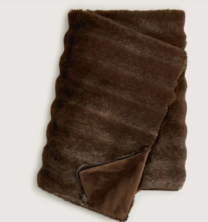 Leider Faux Fur Throw